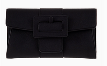 Load image into Gallery viewer, Synthetic Leather Belted Envelope Clutch
