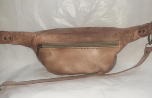 Morrocan Leather Banano  Sling Bag