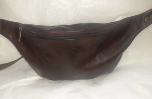 Morrocan Leather Banano  Sling Bag