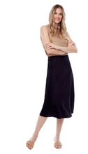 Load image into Gallery viewer, Tyler Madison Satin Skirt   427013TM  Black
