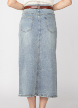 Load image into Gallery viewer, Dex Denim Maxi Skirt  2425258D
