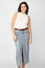 Load image into Gallery viewer, Dex Denim Maxi Skirt  2425258D
