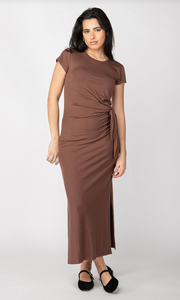 Dex SS Knotted Midi Dress. 2422000 D