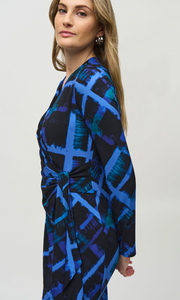 Joseph Ribkoff Abstract Print Dress 244131