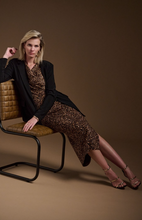 Load image into Gallery viewer, Joseph Ribkoff Leopard Print Skirt.  244260
