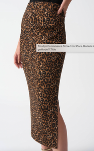 Joseph Ribkoff Leopard Print Skirt.  244260