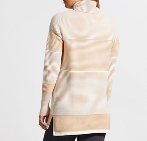 Tribal Turtleneck High Low Sweater. 78650 4814