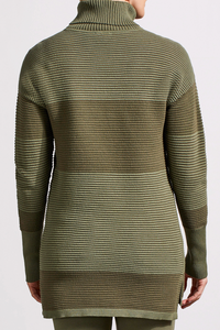 Tribal Turtleneck High Low Sweater. 78650 4814