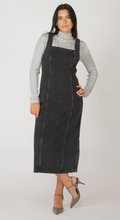 Load image into Gallery viewer, Dex Panelled Denim Midi Dress  2425500
