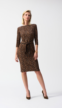 Load image into Gallery viewer, Joseph Ribkoff Animal Print Dress 244254
