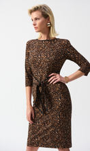 Load image into Gallery viewer, Joseph Ribkoff Animal Print Dress 244254
