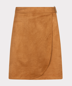 Esqualo Overlap Skirt, Suedine.  F2410507