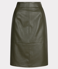 Load image into Gallery viewer, Esqualo Vegan Leather Skirt   F2411514
