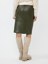 Load image into Gallery viewer, Esqualo Vegan Leather Skirt   F2411514
