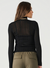 Load image into Gallery viewer, Dex Mock Neck Ribbed Top. 2427037 D
