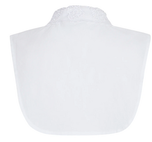 Fransa Fake White Shirt Collar with organza and bead details 20615727