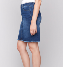 Load image into Gallery viewer, Charlie B Basic Denim Skirt. C7042T/431A   007 Indigo
