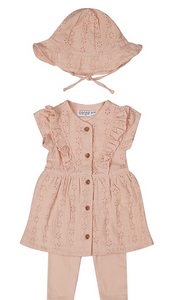 Dirkje 2 pc Dress plus Hat  P54303-31