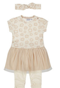 Dirkje 2 Piece Dress/Legging Set W/ Headband. P54382-31