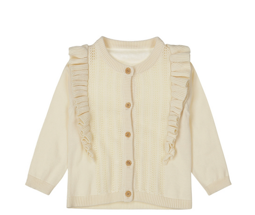 Dirkje Cardigan W/ Ruffles. P54395-35