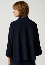 Load image into Gallery viewer, Joseph Ribkoff Trapeze Jacket. 193198NOS  Midnight Blue (Navy)
