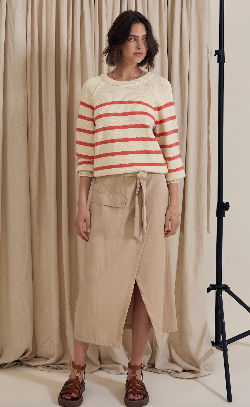 Peppercorn Gerly Belt Skirt. PC8258