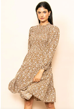 Load image into Gallery viewer, Ell Floral Smocked Bodice Tiered Dress. EE1101
