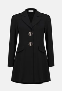 Joseph Ribkoff Scuba Crepe Fit and Flare Coat. 253068