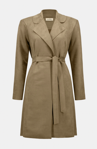 Joseph Ribkoff Scuba Suede Straight Coat. 253252