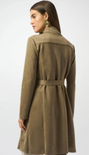 Load image into Gallery viewer, Joseph Ribkoff Scuba Suede Straight Coat. 253252
