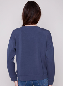 Charlie B Scuba Sweater. C1406E/330C  907