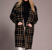 Load image into Gallery viewer, Tribal L/S Coatigan W/Pockets. 15230/8234
