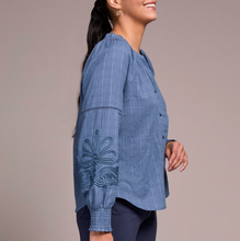 Load image into Gallery viewer, Tribal Blouse W/ Applique on Sleeve. 24080/8299
