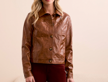 Load image into Gallery viewer, Tribal Button Front PU Jacket. 59210/5358
