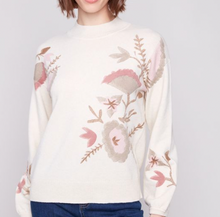 Load image into Gallery viewer, Charlie B Mock Neck Sweater. C2689R/974A

