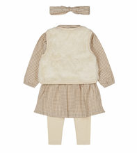 Load image into Gallery viewer, Dirkje 3 Pc Baby Dress + Headband. 056370-35
