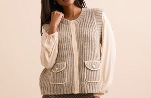 Tribal Sleeveless Vest W/ Pockets. 23680 3976 2514
