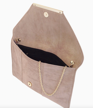 Load image into Gallery viewer, Faux Microsuede Envelope Clutch
