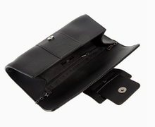 Load image into Gallery viewer, Synthetic Leather Belted Envelope Clutch
