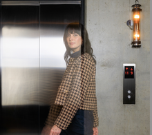 Load image into Gallery viewer, Yest Houndstooth Bella Jacket.
