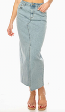 Load image into Gallery viewer, Mined Jean Skirt
