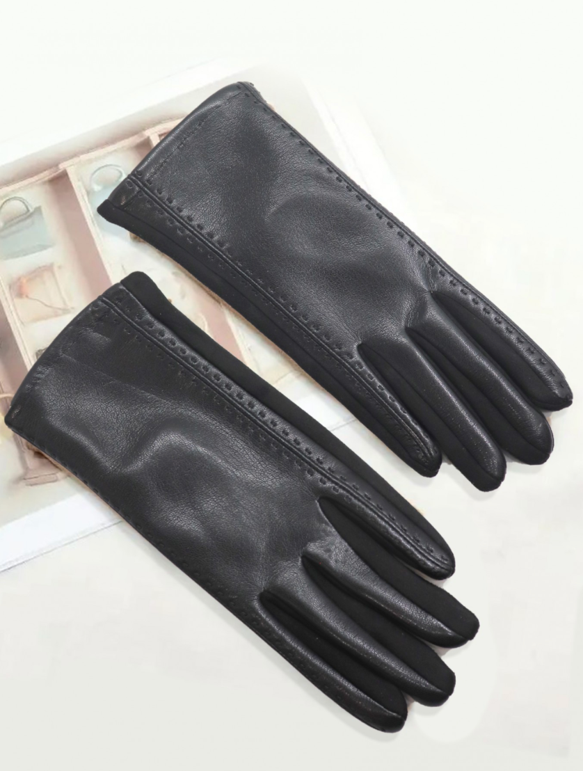 Fashion Gloves.  GL128501BK. Black