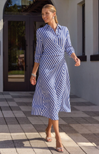 Load image into Gallery viewer, Tribal L/S Waist Wrap Dress 9490/4572
