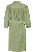 Load image into Gallery viewer, Tramontana Creased Belted Dress  C3019501
