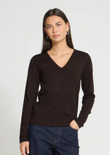 Load image into Gallery viewer, Ichi Luls V Neck Sweater. 20125815
