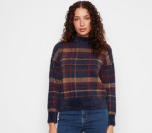 Load image into Gallery viewer, Charlie B PLAID Sweater   C2910QR/475C
