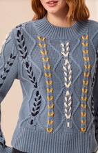 Load image into Gallery viewer, Tribal Mock Neck Sweater. 3129O-3954
