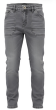 Load image into Gallery viewer, No Way Monday Jeans, Tapered Fit. (Mid Grey). M60226-1
