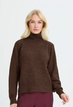 Load image into Gallery viewer, B Young Monna Roll Neck Sweater. 20817107 (Java Melange)
