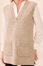 Load image into Gallery viewer, Tribal Sleeveless Sweater w/ Pockets. 32490/3590
